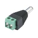 DC 2,1mm terminalstik med skruer TIPA
