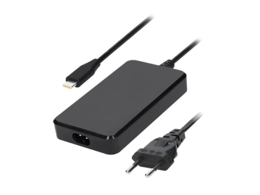 Universal strømforsyning 90W USB-C hurtigoplader SOLIGHT DA44, sort, 1.8m kabel