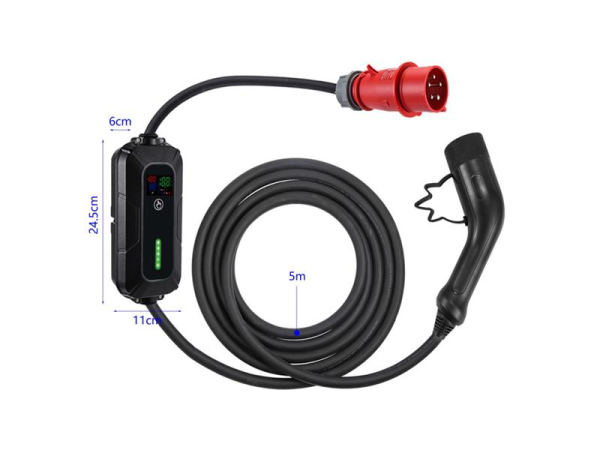 Opladningsstation til rejsebrug IMMAX EV/PHEV AC Type 2 22kW
