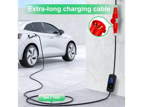 Opladningsstation til rejsebrug IMMAX NEO AC Type 2 22kW EV/PHEV med WiFi Tuya