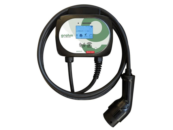11kW 3f Type 2 Opladningsstation Grohm GW11CSL – Smart Version