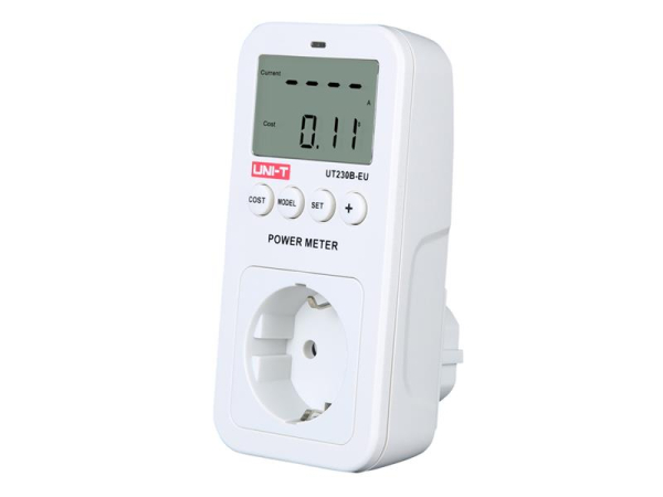 Elforbrugsmåler UNI-T UT230B-EU Stikkontakt 100V-260V 0A-16A