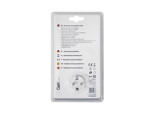 Energy consumption meter GETI GPM05 - SCHUKO