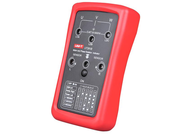 Fase Sekvens og Motor Rotationsindikator UNI-T UT261B AC Spænding 90V～600V Frekvens 15Hz～400Hz Arbejdsstrøm <3mA