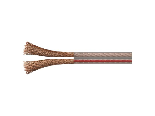 Speaker cable 2x1.0mm2 transparent EMOS S8310 100m