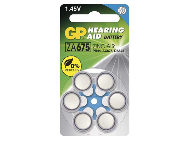 Battery GP ZA675 6pcs / blister