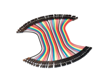 Dupont forbindelseskabler 40pin, l10cm, hun-hun TIPA - kan opdeles efter behov