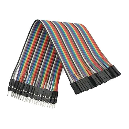 Dupont forbindelseskabler 40pin, længde 20cm, han-hun, TIPA