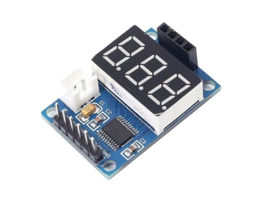 Ultralydsafstandsmåler HC-SR04 kontrolenhed og display TIPA