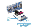 Ultralydsafstandsmåler HC-SR04 kontrolenhed og display TIPA