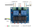 Digital termostat og fugtighedsmåler HX-M452, -50 til 110 °C, DC12V, HADEX