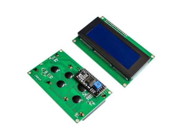 LCD-display med stikforbindelser