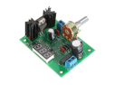 Power supply module, stabilized power supply with LM317 and voltmeter