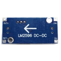 Spændingsregulator LM2596, justerbar DC-DC step-down konverter 3A, TIPA, 4.5-35V til 3-33V