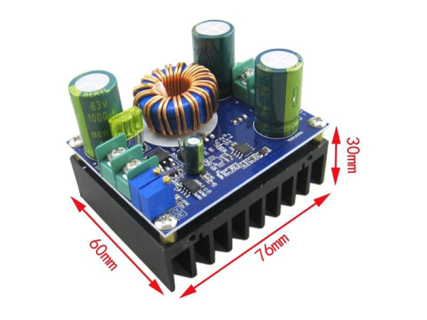 Step-up konverter TIPA 600W DC-DC 10-60V / 12-80V CV/CC, justerbar spænding og strømbegrænsning