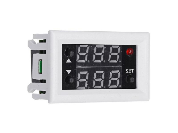 Timer TIPA med justerbare intervaller 0-999 sek, min, timer, 12V, 230VAC/10A