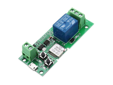 WiFi-modul Sonoff PSF-B med relæ til fjernåbning af døre, eWelink, 5VDC, 10A - TIPA