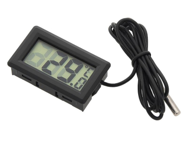 Termometer BLOW TH001 Sort - Indendørs og Udendørs LCD Display -10 til +50 °C / -50 til +70 °C, inkluderer batterier