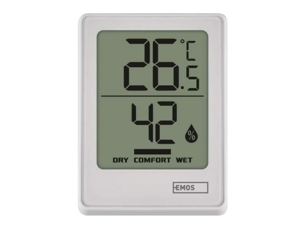 Digitalt Termometer EMOS E0345 med Hygrometer, Indendørs Temperatur og Luftfugtighed, Magnetisk Montering