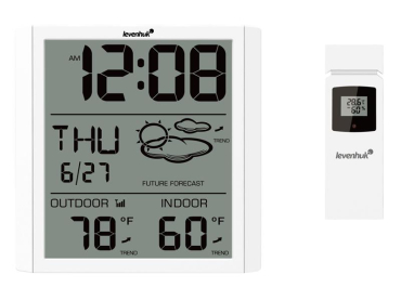 Wezzer PLUS LP30 Termometer LEVENHUK med Trådløs Sensor og Vejrudsigt
