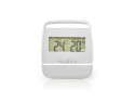 Termometer og hygrometer NEDIS WEST100WT, indendørs klimakontrol, hvid