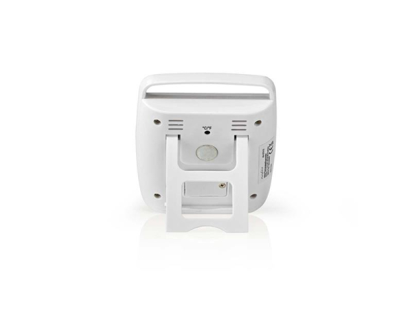Termometer og hygrometer NEDIS WEST100WT, indendørs klimakontrol, hvid