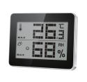 WS 9450 Thermometer og Hygrometer TECHNO LINE - Indendørs Temperatur og Luftfugtighed, Smiley Komfortindikator, Min/Max Hukommelse, Kan Hænges på Væg eller Stå på Bord, Mål 100 x 10 x 81 mm, Inkluderer CR2025 Batteri