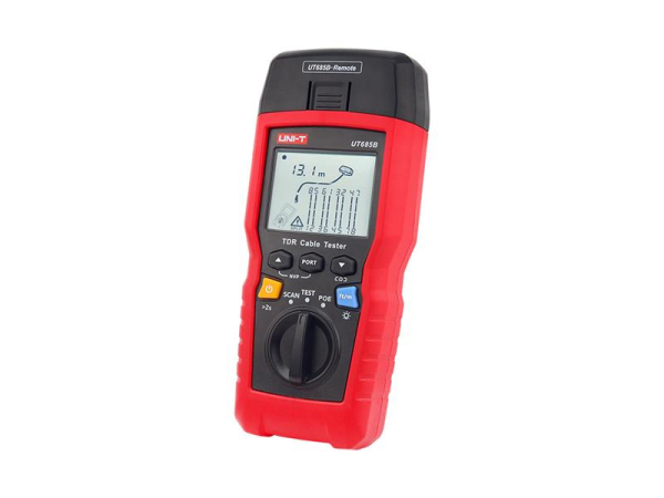 Kabeltester UNI-T UT685B KIT - Håndholdt TDR, tester for kobberkabler (CAT 5E, CAT 6, CAT 6A, CAT 8), PoE detektion