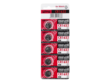 CR1632 batteri MAXELL lithium 3V 5 stk/blister