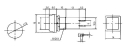 Trykknapafbryder OFF-(ON) 250V/1A sort - TIPA