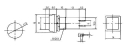 Trykknapafbryder OFF-(ON) 250V/1A kvadreret hvid TIPA