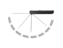 Nåletermometer 13088 CATTARA med digitalt display og LED-lampe