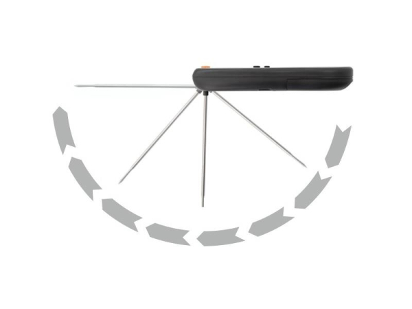 Nåletermometer 13088 CATTARA med digitalt display og LED-lampe