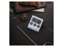 Nåletermometer EMOS E2157 med digital minutur og temperaturalarm, måler fra -20 °C til +250 °C, 1,25 m probe