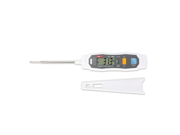 Nåletermometer A61 UNI-T IP65 med FDA-godkendt rustfrit stålsonde, -40°C~250°C