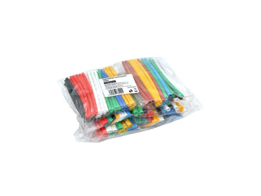 Varmekrympeslange sæt 168 stk TIPA - 7 farver, 6 diametre, PVC taske