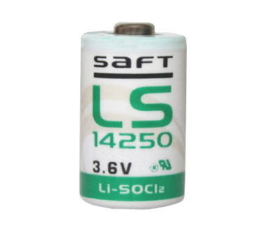 Lithiumbatteri LS 14250 3,6V 1200mAh STD SAFT
