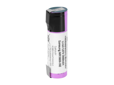 Genopladeligt batteri 18650 3500mAh 3.7V Li-Ion Samsung INR18650-35E-FT uden beskyttelse