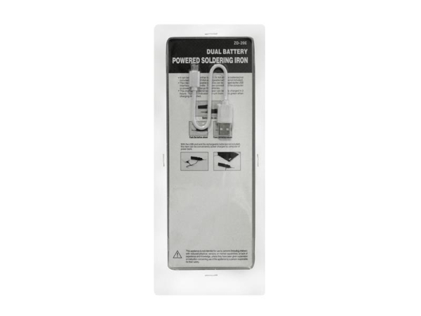 Loddepen TIPA ZD-20E med USB og batteridrift 8W 4.5V
