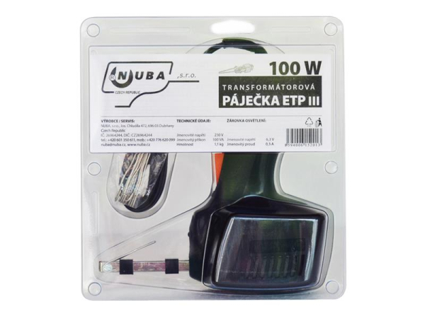 Páječka 100VA ETP III NUBA med skrueblister