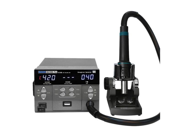Loddekolbe SUGON 8620DX Pro Hot Air med præcis luftstrømskontrol og 1300 W effekt