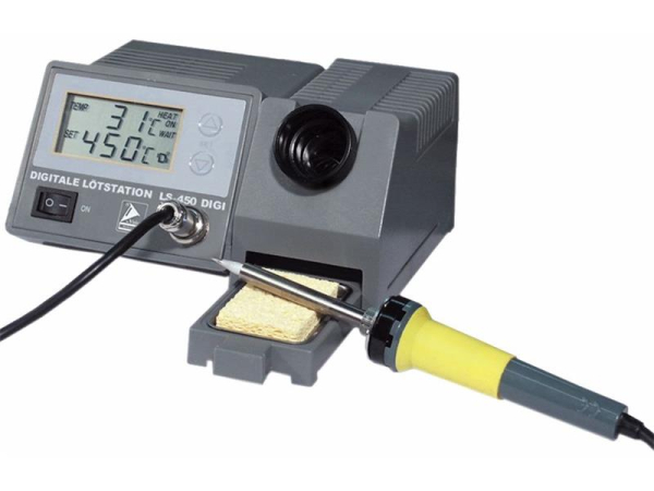 Loddestation ZD-931 TIPA med temperaturkontrol, LCD-display, 230V, 90W