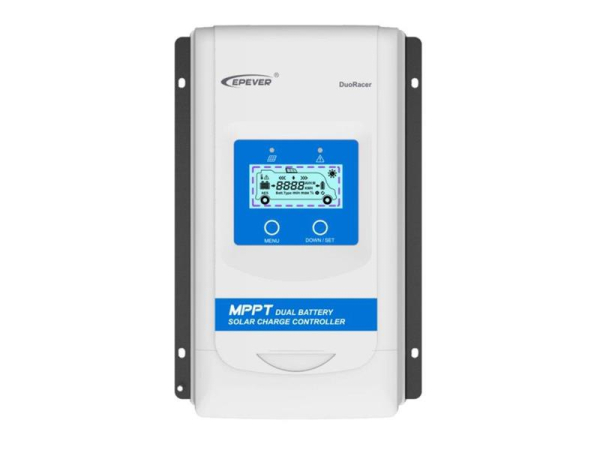 MPPT solcellekontroller EPever DuoRacer 60VDC/10A - 12/24V for to batterier
