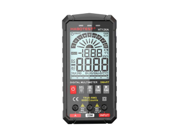 HABOTEST HT126A multimeter med LED-lommelygte