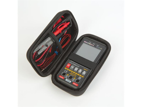 Multimeter med stor farvedisplay og automatisk funktion MAXWELL 25703