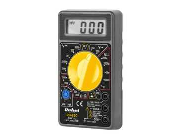Multimeter RB-830 REBEL med manuel måleområdeskift og diodetest