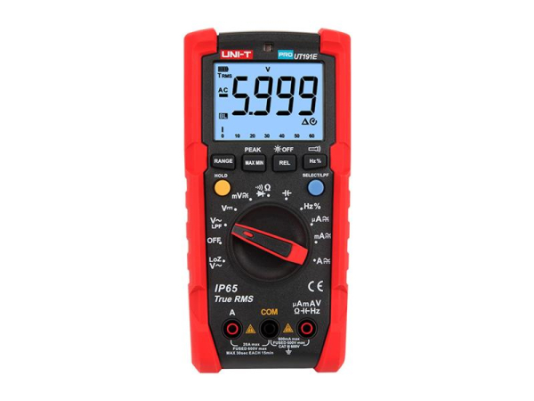 Professionelt Multimeter UT191E PRO Line UNI-T - IP65, CAT III 600V