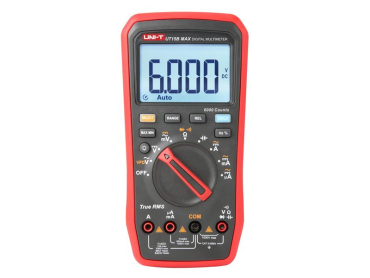 UT15B MAX Digital Multimeter UNI-T - True-RMS, 1000V Beskyttelse, Stor LCD-skærm