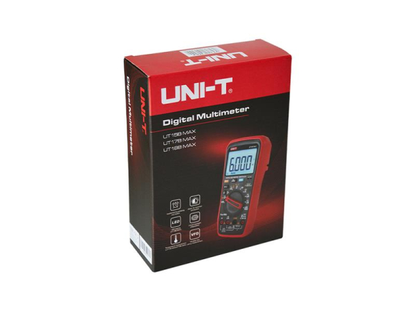 UT15B MAX Digital Multimeter UNI-T - True-RMS, 1000V Beskyttelse, Stor LCD-skærm