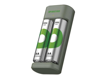 Battery charger GP Eco E221 +  2xAA ReCyko 2100